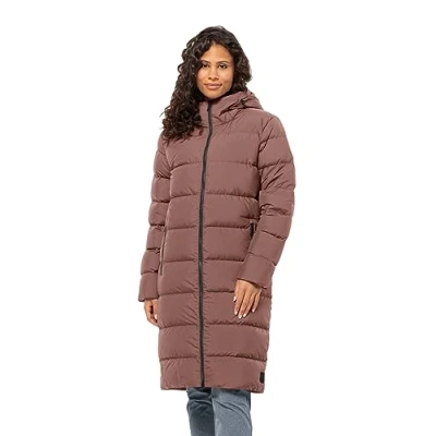 Abbildung von Jack Wolfskin Frozen Palace Daunenmantel, Damen, Größe: XL, Wild ginger