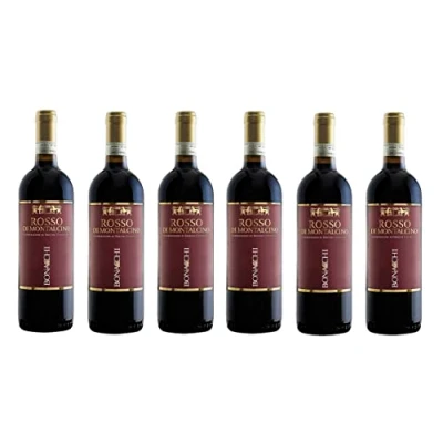 Abbildung von 6x 0,75l Bonacchi Rosso di Montalcino D.O.P. Toscana Italien Rotwein trocken