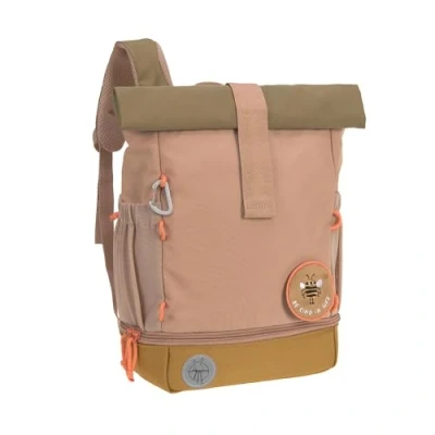 Abbildung von LÄSSIG Kinderrucksack Nature, Mini Rolltop Backpack, Hazelnut, aus recycelten PET Flaschen