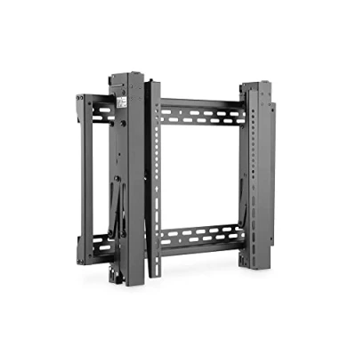 Abbildung von DIGITUS TV Wandhalterung für 45 70&quot; Fernseher oder Monitore Pop Out Funktion max. Belastung 70 kg VESA 200x200 bis 600x400 Diebstahlsicherung Feinjustierung Schwarz
