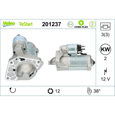 Abbildung von Starter VALEO 201237