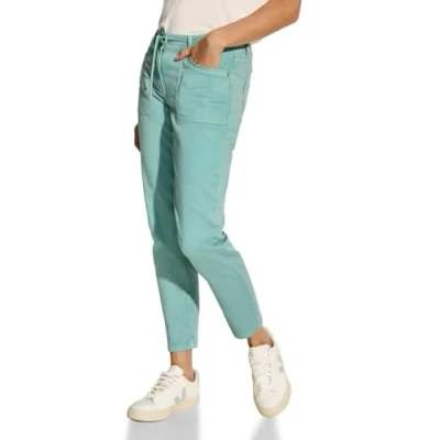 Abbildung von Cecil Jeans Tapered Fit, Damen, Größe: 34x28, Grün