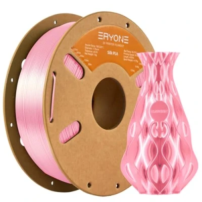 Abbildung von ERYONE Silk PLA Filament 1.75 mm, 3D Drucker PLA, 0,03 1 kg/Spule, Rosa