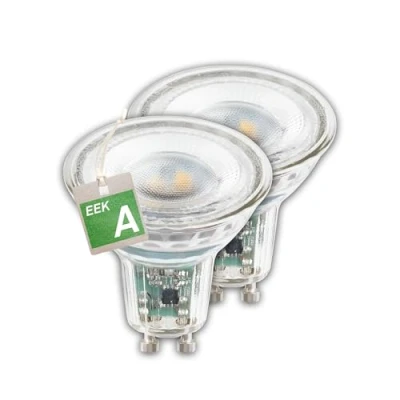 Abbildung von Briloner Leuchten LED Leuchtmittel Ultraeffizientes GU10 EEK A, 2er Set,