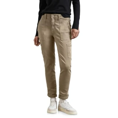 Abbildung von Street One Jeans Tapered Fit, Damen, Größe: 30x30, Braun
