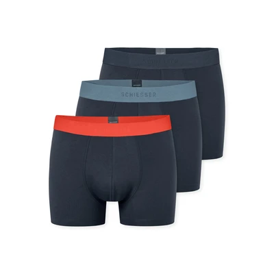 Abbildung von Schiesser 3 PACK Panties, Herren, Größe: Large, Blue