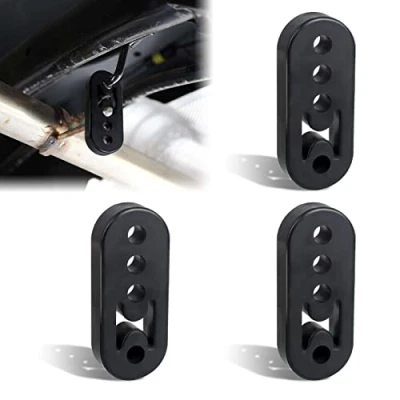 Abbildung von 3 Pcs Auto Auspuff Aufhänger Auspuffgummis Universal Auspuffhalterung 4 Loch Auspuffhalter Auspuffschalldämpfer Aufhänger, für meisten Auto(10,9*4,5*2CM, Öffnung 1,2CM)