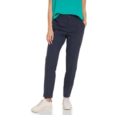 Abbildung von Street One Casual FIT Stoffhose, Damen, Größe: 36x28, Blau