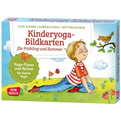 Abbildung von Kinderyoga Bildkarten für Frühling und Sommer: Yogaflows Reime kleine Yoginis. Einfache Yoga Übungen Kita &amp; Grundschule. Bewegen ... innere Balance. 30 Ideen auf Bildkarten)