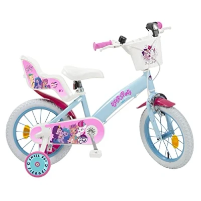 Abbildung von Kinderfahrrad My Little Pony 14 Zoll mit Stützrädern Korb Puppensitz 4 6 Jahre