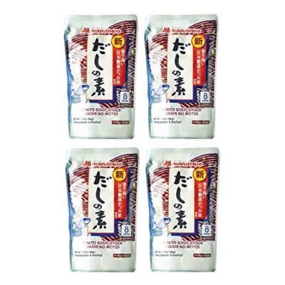 Abbildung von Pamai Pai® Dashino Moto Würzpulver Viererpack: 4 x 48g Portioniert Dashi Brühe Miso Suppen