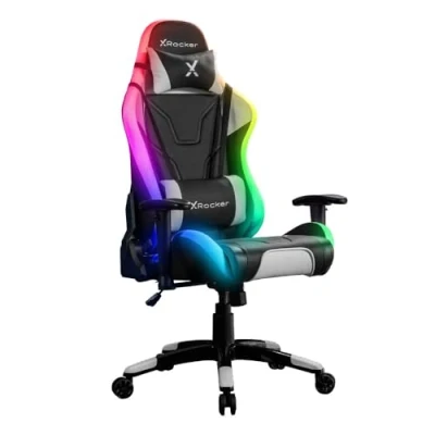 Abbildung von X Rocker Gaming Stuhl Agility eSports RGB Bürostuhl mit Neo Motion™ Beleuchtung &amp; App