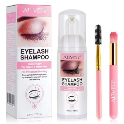 Abbildung von ALIVER Wimpernpflege Set Wimpernshampoo Schaumreiniger Cleanser Wimpernverlängerung, 1 tlg.