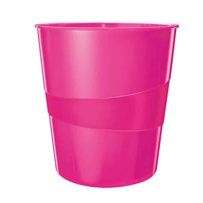 Abbildung von LEITZ Papierkorb WOW 5278, 15 Liter, mit integriertem Tragegriff
