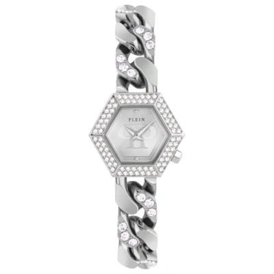 Abbildung von Philipp Plein PWWBA0123 Damenuhr The Hexagon Groumette