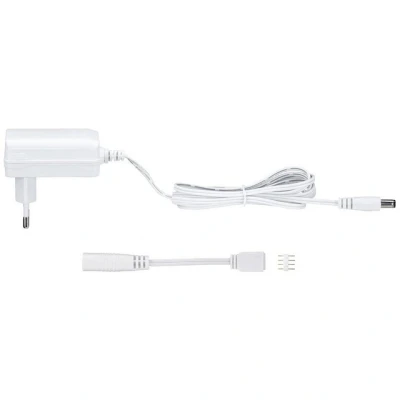 Abbildung von Paulmann 79832 Universal Power Supply Plug In 12 Watt 230/12V DC Leuchtsystem Weiß Beleuchtung Kunststoff Trafo