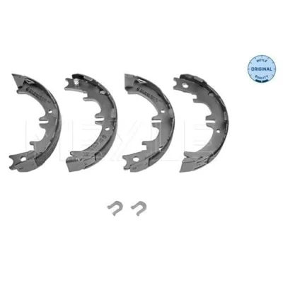 Abbildung von MEYLE 30 14 533 0012 Handbremsbeläge Hinterachse ORIGINAL Quality ohne Feder LEXUS: IS 2, I Limousine, RX II, TOYOTA: Supra IV, RAV4 II SUV