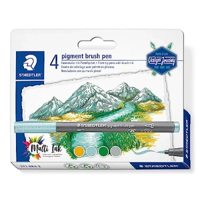 Abbildung von pigment brush blister 4 st lake colours