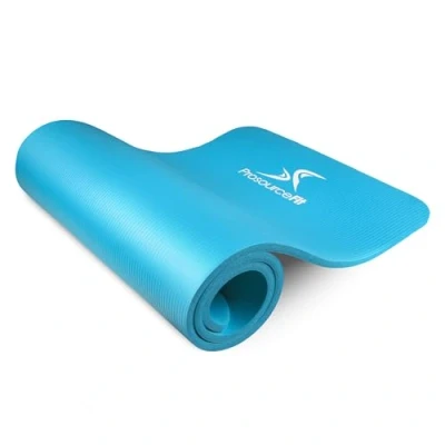 Abbildung von ProsourceFit Extra Thick Yoga and Pilates Mat 1/2&quot; (13mm) 71 inch Long High Density Exercise with Comfort Foam Carrying Strap, Aqua