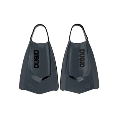 Abbildung von arena Powerfin Pro II Schwimmbad Trainingsflossen, Schwimmflossen für Erwachsene, Flossen aus 100% Silikon, Komfortable Kurzflossen das Schwimmbad, 44 46, Schwarz
