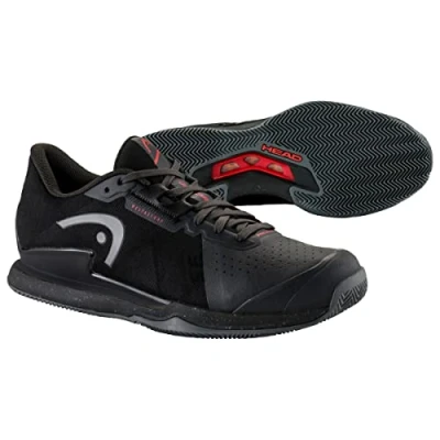Abbildung von Head Tennis Sprint PRO 3.5 Tennisschuh für Sandplätze, Herren, Größe: 44, Schwarz rot Polyester
