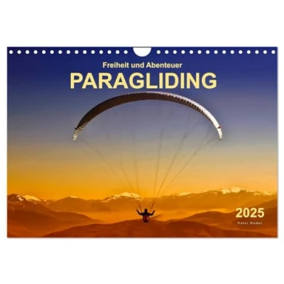 Abbildung von Freiheit und Abenteuer Paragliding (Wandkalender 2025 DIN A4 quer), CALVENDO Monatskalender