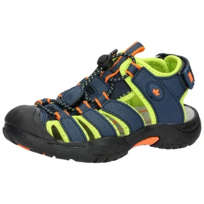 Abbildung von LICO Nimbo Trekkingsandale für Kinder, Größe: 33, Marine lemon orange Schuhe