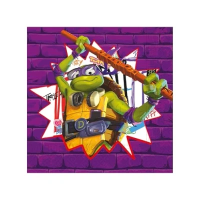Abbildung von Teenage Mutant Ninja Servietten 33x33cm 20 Teile