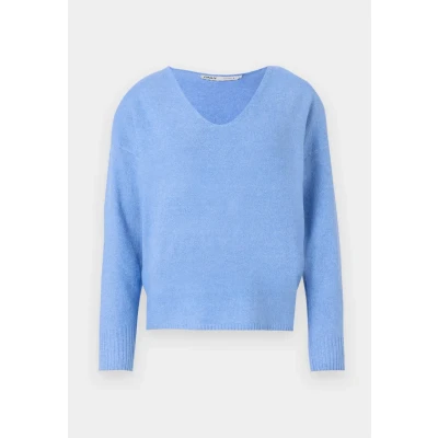 Abbildung von ONLY RICA LIFE Vneck NOOS Strickpullover, Damen, Größe: XS, Provence melange