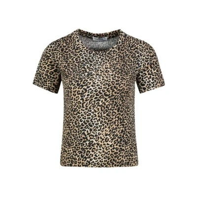 Abbildung von Fresh Made MIT Leoparden Allover Tshirt print, Damen, Größe: Large, Brown