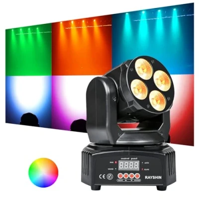 Abbildung von LED beweglichen Kopf Professional DMX512 RGBWA/UV 50W 16/18CH Mini Moving Head Beleuchtung Bühnenlicht 6 in 1 Strobe Effekt für DJ Disco Party Restaurant Club Hochzeit Home Party...