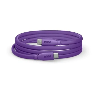 Abbildung von RØDE SC17 USB C auf Flachkabel (1,5 m, Lila)