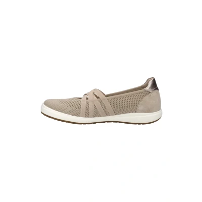 Abbildung von Josef Seibel Riemchenballerina &quot;Caren 67&quot;, Slipper, Sneaker, Schlupfschuh mit Metallic Einsatz an der Ferse