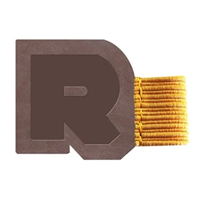 Abbildung von Rhodia 194189C Stiftehalter / Stiftschlaufe selbstklebend, 4x3cm, für Blöcke, Notizbücher und Kalender, 1 Stück, Braun