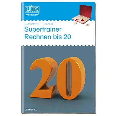 Abbildung von LÜK: Supertrainer Rechnen bis 20: Kopfrechenübungen ab Klasse 1 (Cover Bild kann abweichen): 1. Mathematik 20 (LÜK Übungshefte: Mathematik)