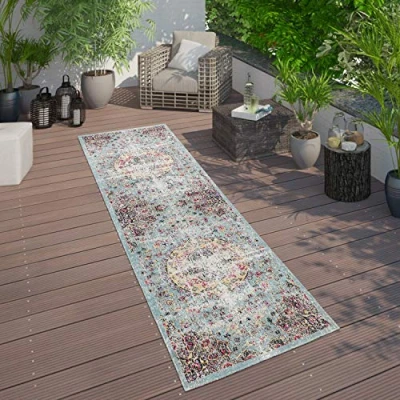 Abbildung von Läufer Artigo 401, Paco Home, rechteckig, Höhe: 4 mm, Teppich Läufer, Orient Optik, Vintage Design, Outdoor geeignet