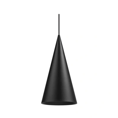 Abbildung von SLV MAGICO 20 Schwarz Pendelleuchte, Hängelampe aus Metall, Innenbeleuchtung, Deckenleuchte, Esszimmerleuchte, Wohnzimmerleuchte Konisch, E27, 10W, Matt, Ø cm