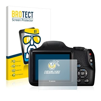 Abbildung von BROTECT Schutzglas für Canon PowerShot SX540 HS Schutzfolie Panzer Folie Glas [Extrem Kratzfest 9H, Anti Fingerprint, Ultra Transparent]