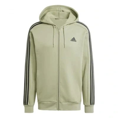 Abbildung von adidas Herren Essentials Fleece 3 Streifen Full Zip Hooded Track Top (1er Pack)