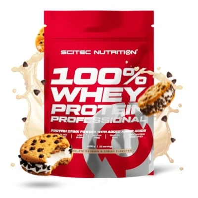 Abbildung von Scitec 100% Whey Protein Professional Schoko Cookies / Sahnekeks
