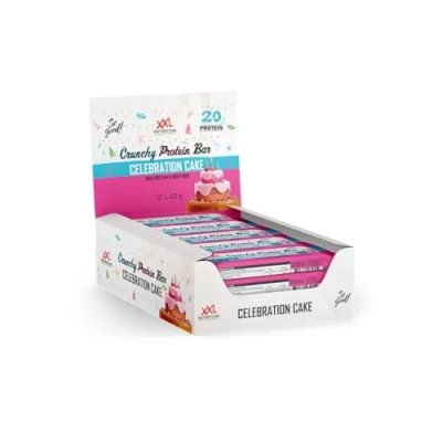 Abbildung von XXL Nutrition Crunchy Protein Bar 12 Pack Celebration Cake