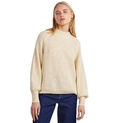 Abbildung von Pieces Pcnatalee Strickpullover, Damen, Größe: Medium, Birch