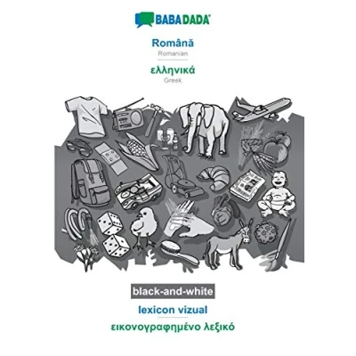 Abbildung von BABADADA black and white, Român¿ greek (in script), lexicon vizual visual dictionary script): Romanian