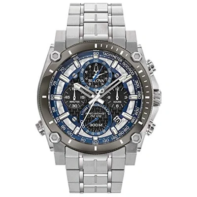 Abbildung von Bulova Herren Chronograph Quarz Uhr mit Edelstahl Armband 98B316