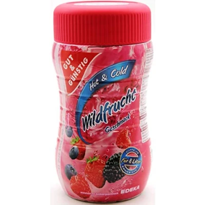 Abbildung von Gut &amp; Günstig Hot Cold Instantteegetränkgranulat Wildfrucht, 12er Pack (12 x 400g)