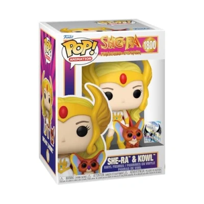 Abbildung von Funko POP! &amp; Buddy: She Ra mit Kowl Masters of The Universe Vinyl Sammelfigur Geschenkidee Offizielle Handelswaren Spielzeug Für Kinder und Erwachsene TV Fans