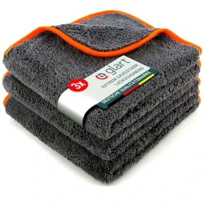 Abbildung von Glart 443TPO 3 St. Mikrofasertücher Auto Autopflege Poliertücher 40x40 cm Mikrofasertuch (80% Polyester, 20% Nylon, cm)