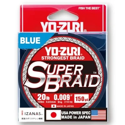 Abbildung von Yo Zuri Superbraid Schwimmendes Geflecht, 137 m, Blau, 9 kg