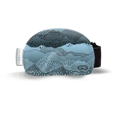 Abbildung von SOGGLE Skibrillen Schutz Überzug aus Mikrofaser (one Size), Farbe:Structure Slovakia Blue