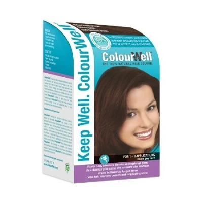 Abbildung von ColourWell 100% natürliche Haarfarbe (Dunkel Kastanien Braun)